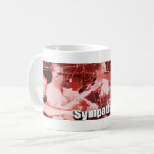 バンドは"襲います" コーヒーマグカップ (正面左)