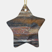 バンドを付けられた鉄の形成オーナメント セラミックオーナメント (左)