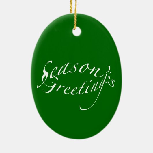 バンドを付けられたArgiopeのくものクリスマスのオーナメント セラミックオーナメント (裏面)