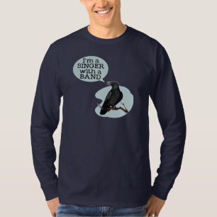 バンドを持つ歌手 Tシャツ