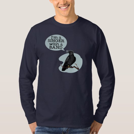 バンドを持つ歌手 Tシャツ (正面)