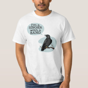 バンドを持つ歌手 Tシャツ