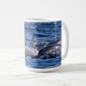 バンドウイルカの群れ コーヒーマグカップ (正面右)