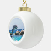 バンドウイルカ セラミックボールオーナメント (右)