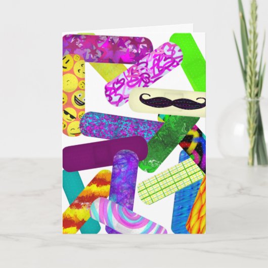 バンドエイドのおめでとう! カード (正面)