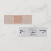 バンドエイドプラスター医学の細い名刺 スキニー名刺 (正面/裏面)