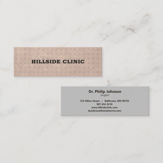 バンドエイド スキニー名刺 (正面/裏面)