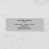 バンドエイド スキニー名刺 (裏面)