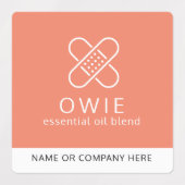 バンドエイドRXエッセンシャル油ローラーボトルラベル ラベル (デザイン1)