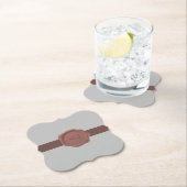 バンドエレガントおよびシールモノグラム ペーパーコースター (インサイチュ)