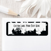 バンドオンステージコンサートシルエットB&W ラベル (インサイチュ)