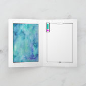 バンドカラフルエイズの水色がウェルカードに カード (内部)