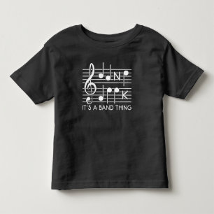 バンドギークミュージシャン音楽楽器プレーヤ トドラーTシャツ