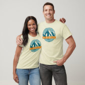 バンドクリフ山 ニューハンプシャー 星 月 Tシャツ (ユニセックス)