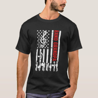 バンドグランドパアメリカ国旗マーチングバンドグランドパ Tシャツ