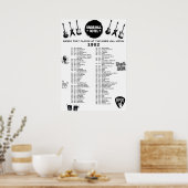 バンドザノ遊ブヒルホテル1982 ポスター (キッチン)