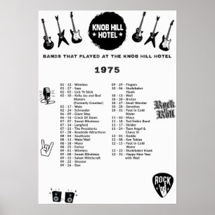 バンドザ遊ノブヒルホテル1975 ポスター