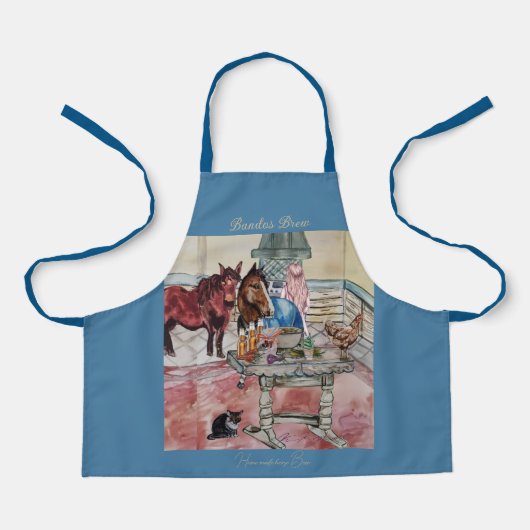 バンドスビアホーム製馬醸造 エプロン (正面)