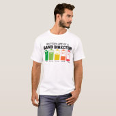 バンドダイレクタのバッテリ寿命 Tシャツ (正面フル)