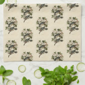 バンドテイルハト – オードボンのアメリカの鳥 キッチンタオル (折り畳み)