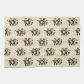 バンドテイルハト – オードボンのアメリカの鳥 キッチンタオル (横)