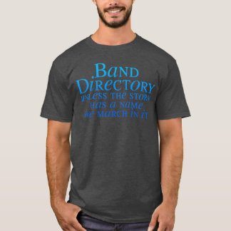 バンドディレクターアンリーシュ・ストーム・ハズ・ア・ネーム リトロ Tシャツ