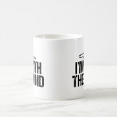 バンドトロンボーン選手と共おもしろい在している コーヒーマグカップ (中央)