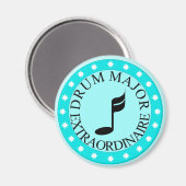 バンドドラム専攻のギフト マグネット (正面/裏面)