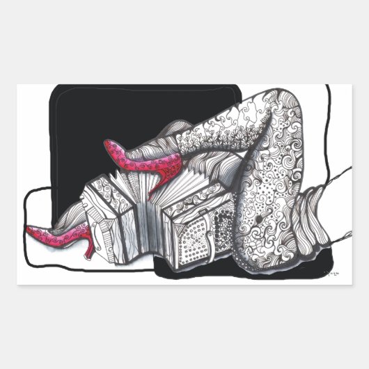 バンドネオンタ親愛ンゴ 長方形シール (正面)