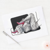 バンドネオンタ親愛ンゴ 長方形シール (封筒)