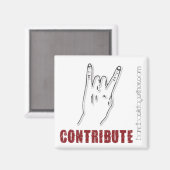 バンドバック共貢磁石 マグネット (正面/裏面)