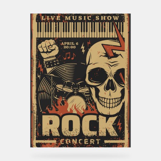 バンドフェスト アクリルサイン (正面)