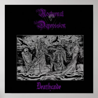 バンドブラックメタルデス重いトラッシュゴシックアルバム ポスター
