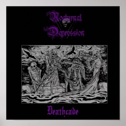 バンドブラックメタルデス重いトラッシュゴシックアルバム ポスター (正面)