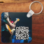 バンドミュージシャンQRコード広告 キーホルダー (裏面)
