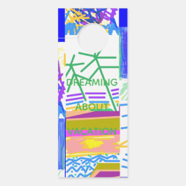 バンドメンバーのフェスティバル抽象芸術 ドアノブサイン