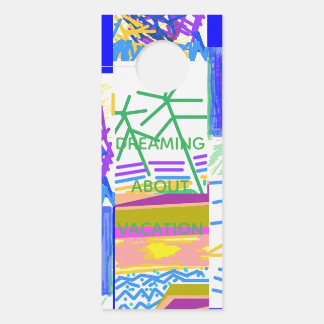 バンドメンバーのフェスティバル抽象芸術 ドアノブサイン (正面)