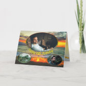 バンドラスベイ誕生日サンセット1738 カード (正面)