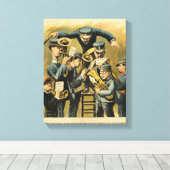 バンドリハーサル キャンバスプリント (インサイチュ (ウッドフロア))