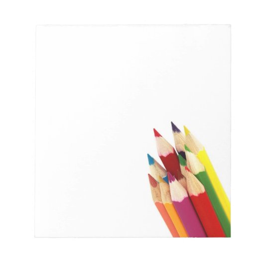 バンドルされた色付きPencilsメモ帳 ノートパッド (正面)