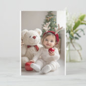 "バンドル感謝してい:完璧なベビーサンキューカード 招待状 (スタンド正面)