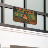 バンドル素朴コード用の薪のパーソナライズ 横断幕 (ビルの外側)