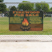 バンドル素朴コード用の薪のパーソナライズ 横断幕 (インサイチュ)