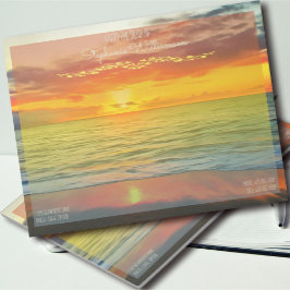 バンドレーズベイサンセット1738 ノートパッド