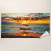 バンドレーズベイサンセット1738 ビーチタオル (正面)