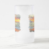 バンドレーズベイサンセット1738 フロストグラスビールジョッキ (中央)