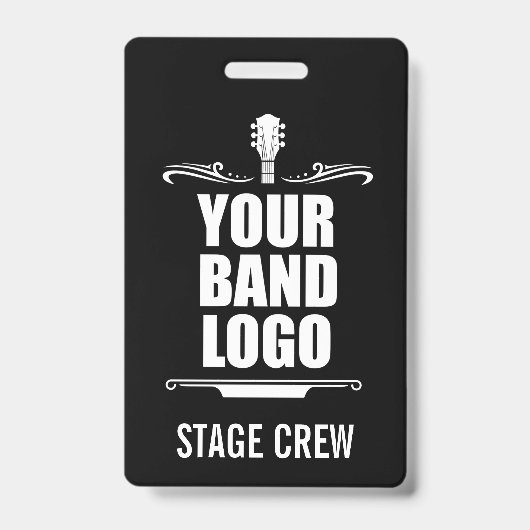 バンドロゴステージクルー バッジ (正面)