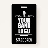 バンドロゴステージクルー バッジ (正面)