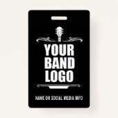 バンドロゴ バッジ (正面)