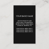 バンドロゴ 名刺 (裏面)